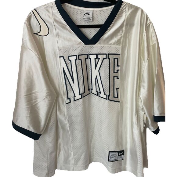 New Nike Sportswear Oversized Street Graphic Jersey Sail Size Large - Picture 6 of 8